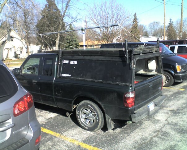 Pickup Truck with Beam